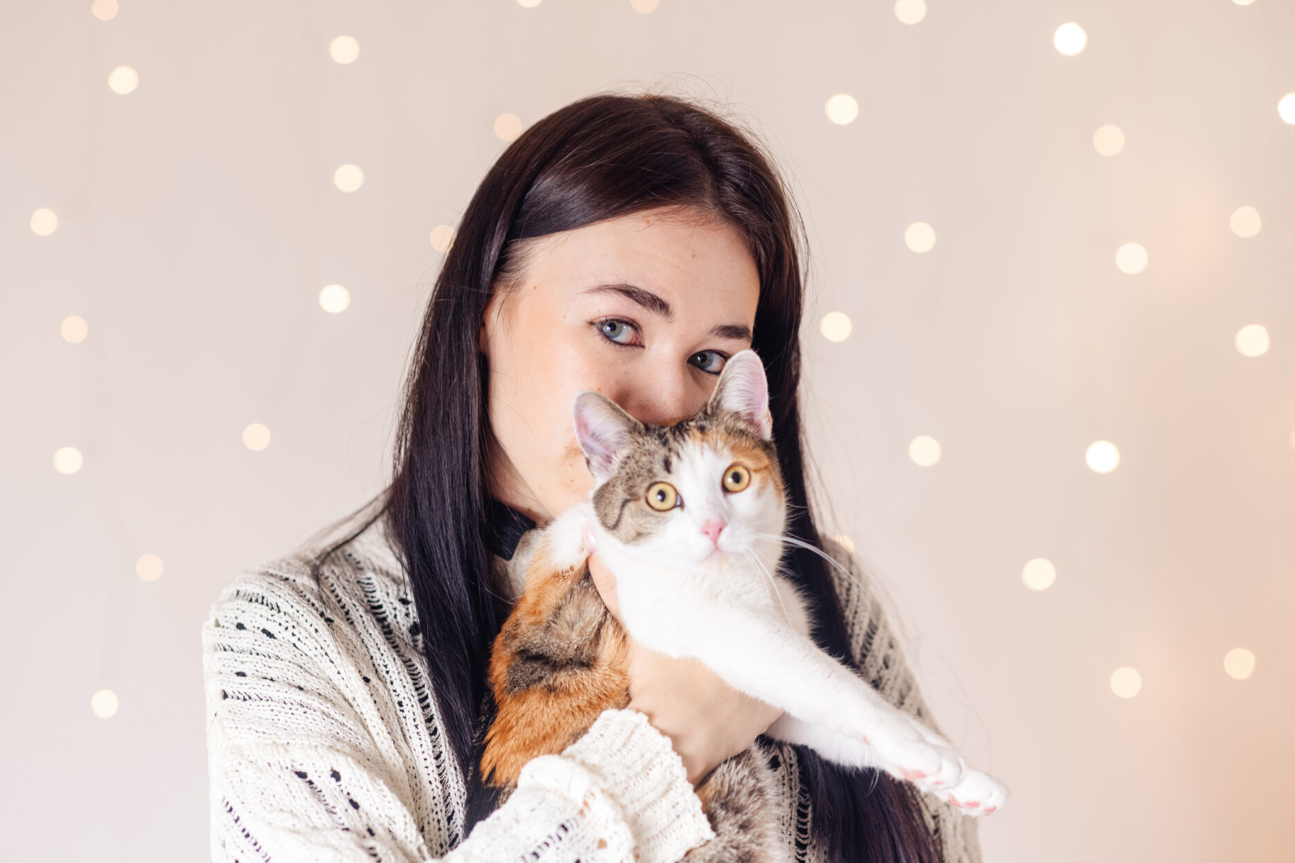 Vánoční focení s Anetou a Maki