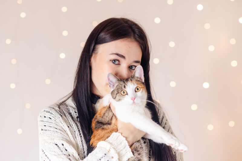 Vánoční focení s Anetou a Maki