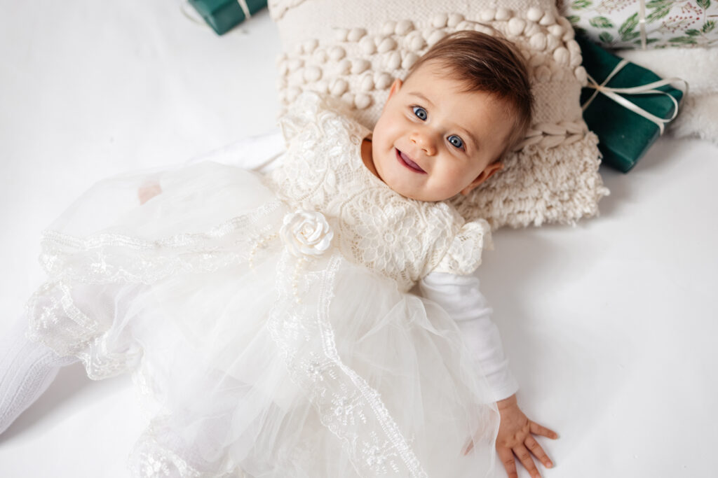 Vánoční focení Máma a já - malý perníček